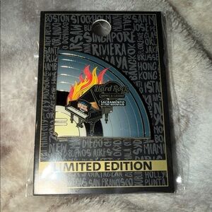 Hard Rock Limited Edition Blue and Black Pin